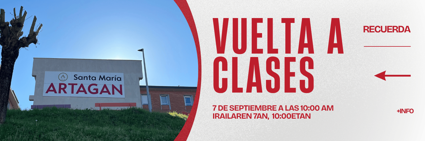 Inicio de curso 2026/2027 en Artagan