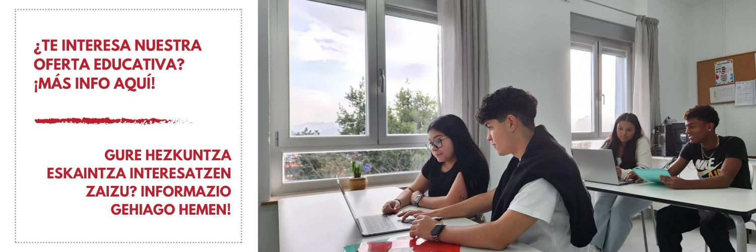 Oferta educativa de Bachilleratos y Ciclos formativos